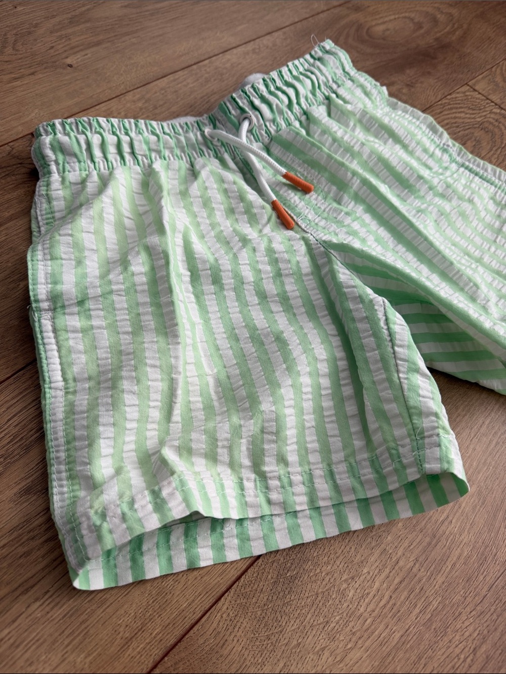 Cat & Jack Striped Swim Trunks